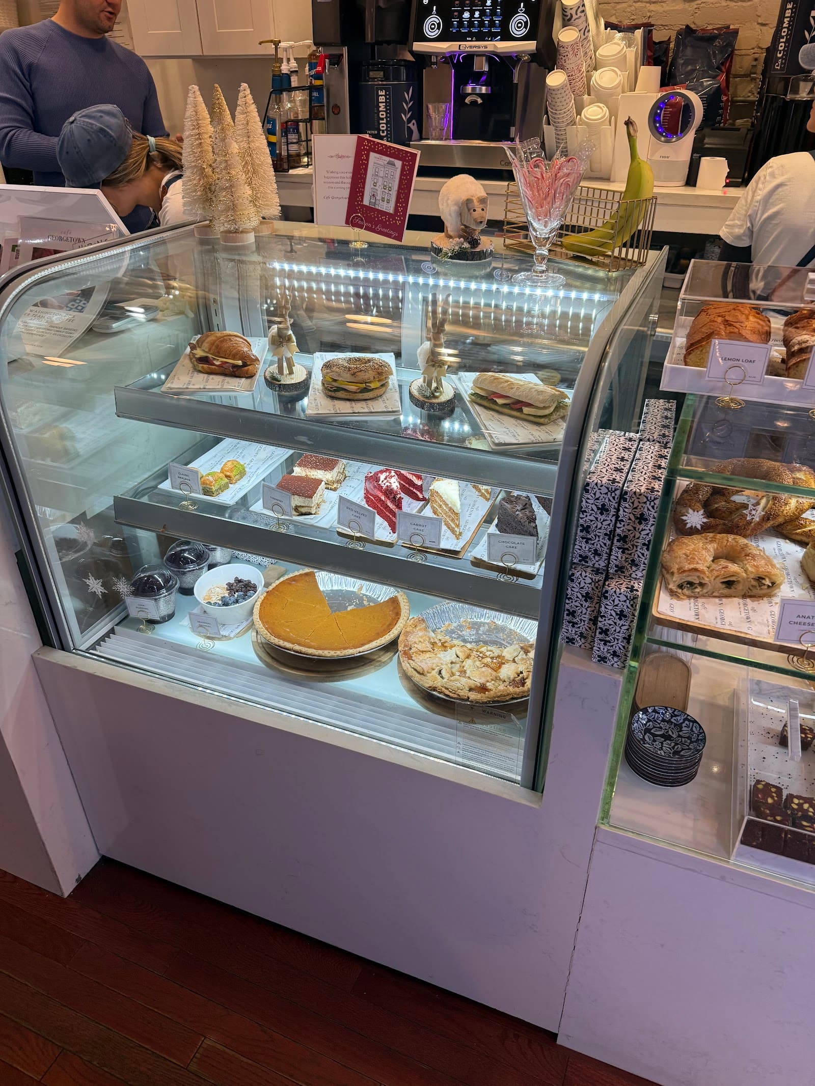 La Marzocco espresso and latte art at Café Georgetown Georgetown DC